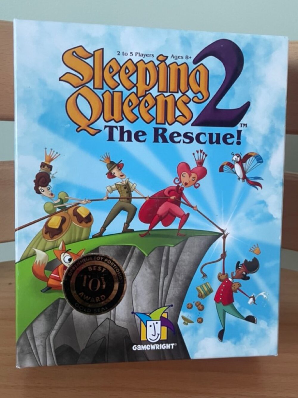 Sleeping Queens 2, The Rescue! - Gamewright AGES 8+ 2-5 Players 20 MINUTES